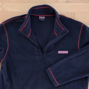 Vineyard Vines 1/4 Fleece Zip-Size M